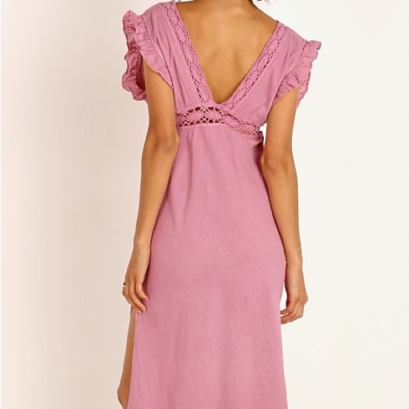 Jen's Pirate Booty Moca Dress Jibarita Dried Roses Dress Size Small - Picture 6 of 8